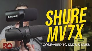 SHURE MV7X Black - Dupertuis Electronique SA