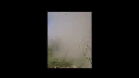 Ukrainian troops receiving counter battery artillery fire