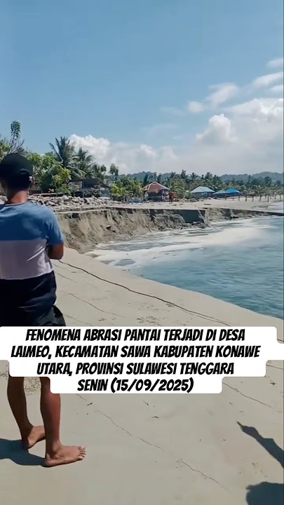 This incident shocked residents #viralvideo #abrasion #beach #desalaimeo