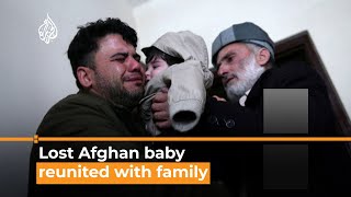 Baby lost during Kabul evacuations reunited with family
