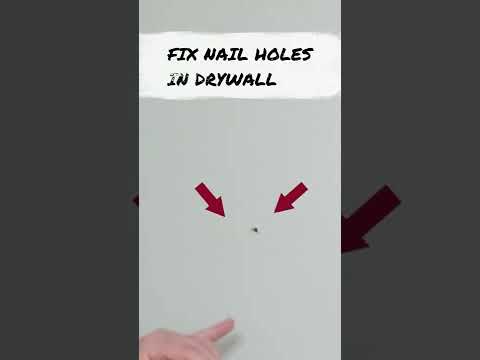 Заделать маленькую дырку в гипсокартоне #шорты #сделайсам