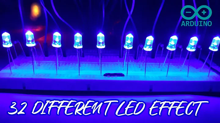 LED chaser with 32 effects || Arduino led projects