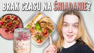 Śniadania NA WYNOS w 5 min! Zdrowe i tanie wege przepisy