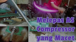Bitzer type VII compressor is stuck (type 7 compressor is damaged)
