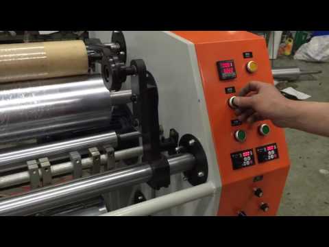 Pre stretch film rewinding machine ;pre stretch