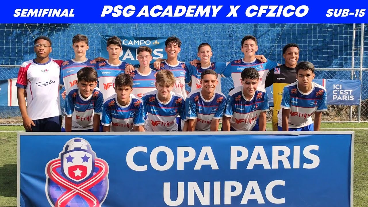 2' TEMPO SEMIFINAL COPA PARIS UNIPAC 2023 - PSG ACADEMY X CFZICO