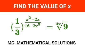 Hard Math Olympiad Algebra Problem| How to find the value of x ❓