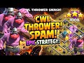 🔥 CLAN WAR LEAGUE OP THROWER ATTACK STRATEGY 🔥| Easy 3 Star War Attack ⚡ Clash of Clans