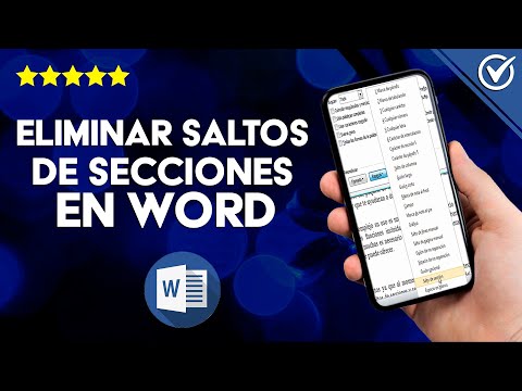 Cómo Quitar o Eliminar Saltos de Secciones en Páginas Word - Paso a paso