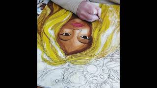 Femme FANTASTIQUE #art #painting #graphique #illustrative