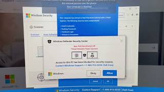 Be Aware | Windows Defender Security Center Alert Scam screenshot 4