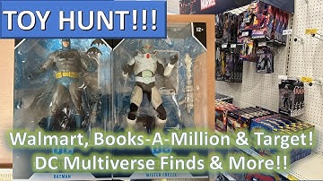 Toy Hunt!! Walmart, Books-A-Million & Target!! DC Multiverse, TMNT, Marvel and More!!!