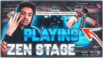 I PLAYED A MODDED CONTROLLER IN STAGE NBA 2K21! ZEN CHEATER GETS EXPOSED