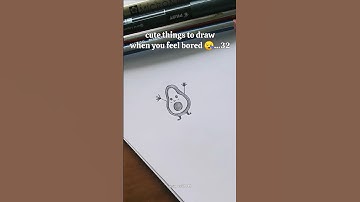 cute things to draw when you feel bored 😪...part 32 #doodle #anime #manga #cute #art #drawing