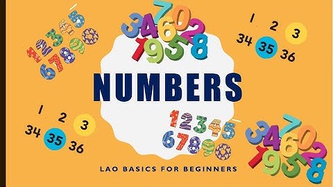 Numbers in Lao language for beginners