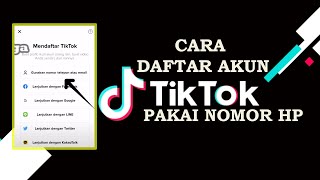 Download Lagu Cara daftar membuat akun tiktok login lewat aplikasi menggunakan nomor hp terbaru 2023 MP3