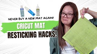 How to Restick your Cricut Cutting Mats [Never Buy a New Cricut Mat Again]