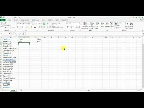 Excel Tutorial - How to separate alphanumeric (Alphabet And Numbers) character in Excel (MS _Excel)