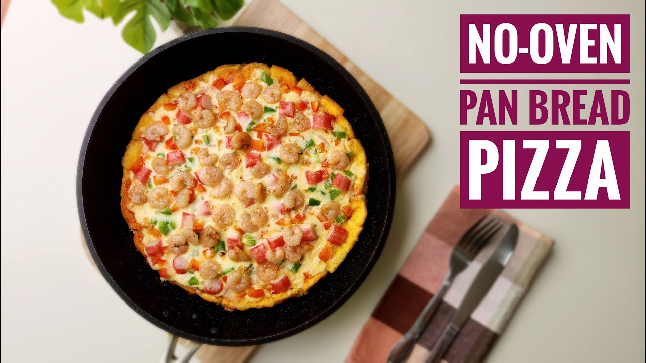 No-Oven Pan Bread Pizza