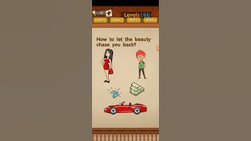 Super Brain Level 146 How to let the beauty chase you back walkthrough
