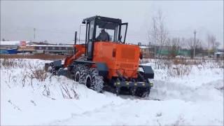 Автогрейдер ГС-14.20П с подключаемым передним мостом.(Сайт - http://www.motor-grader.com/ Автогрейдер среднего класса ГС-14.20, в основу которого положен двигатель и трансмиссия..., 2017-02-02T13:53:22.000Z)