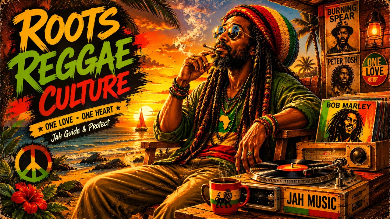 Roots Reggae Culture 🌴 Authentic Jamaican Sunset Vibes - YouTube