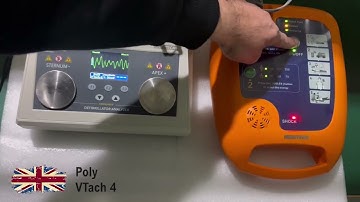 Defi sense for testing AED machine
