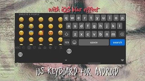 New iOS keyboard for Android device! | Non-copyright | 2025 