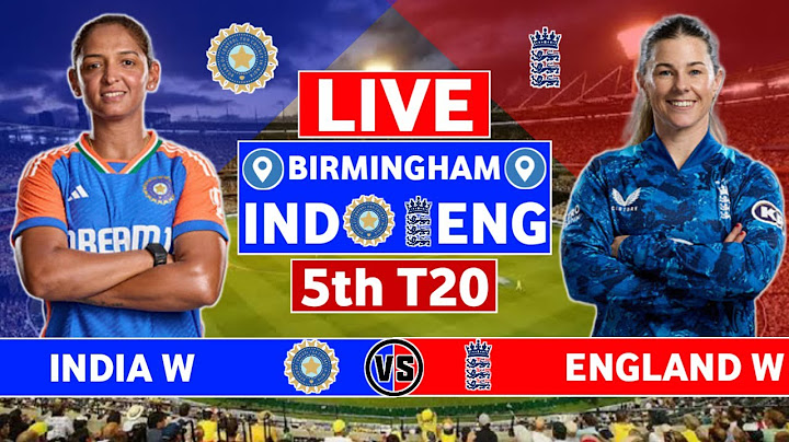 India Women vs England Women 5th T20 Live | IND W vs ENG W 5th T20 Live Scores & Commentary