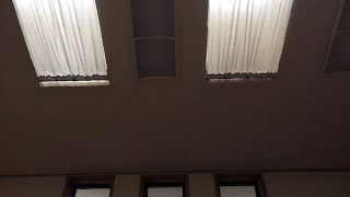 天窓の暑さ対策なら突っ張り棒で簡単設置の遮熱バーバーカーテン　名古屋市　カーテン　相談・お直し・リフォーム歓迎