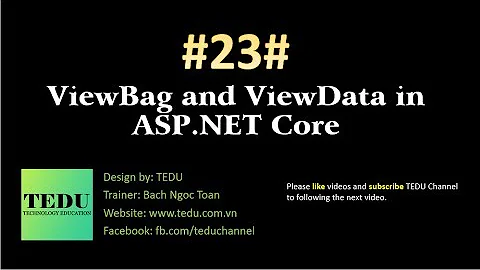 #23: ViewBag và ViewData  | TEDU