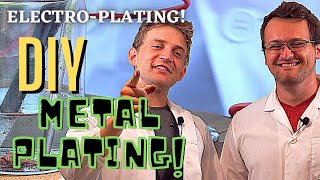 Metal Plating at home! How to electroplate copper and zinc!