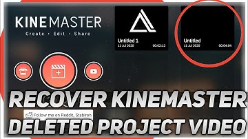 How to recover deleted videos from kinemaster | How to get back deleted kinemaster projects | Istiak