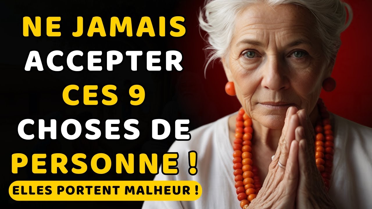 9 Choses que vous ne devriez JAMAIS accepter de PERSONNE | Sagesse ...