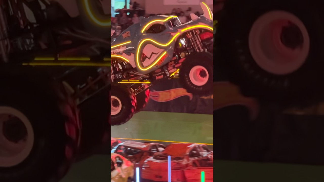 Flying Rhino Monster Truck 🦏🧨 #2026 #monstertruck #car #trucks #shorts #hotwheelsmonstertruckslive