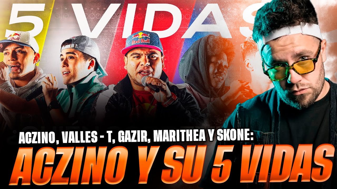 ACZINO CON EL 5 VIDAS 🐔🌏 MARITHEA, SKONE, GAZIR, VALLES - T Y ACZINO 🏟️ Reacción