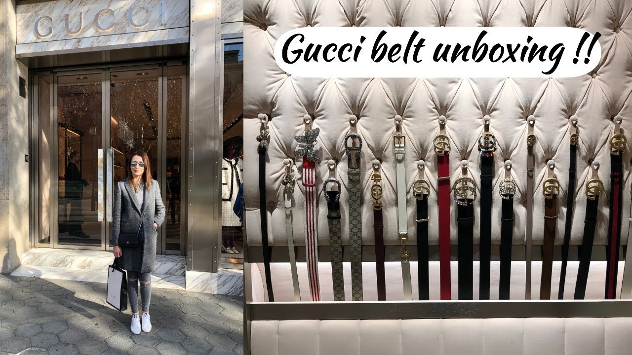 gucci belt store