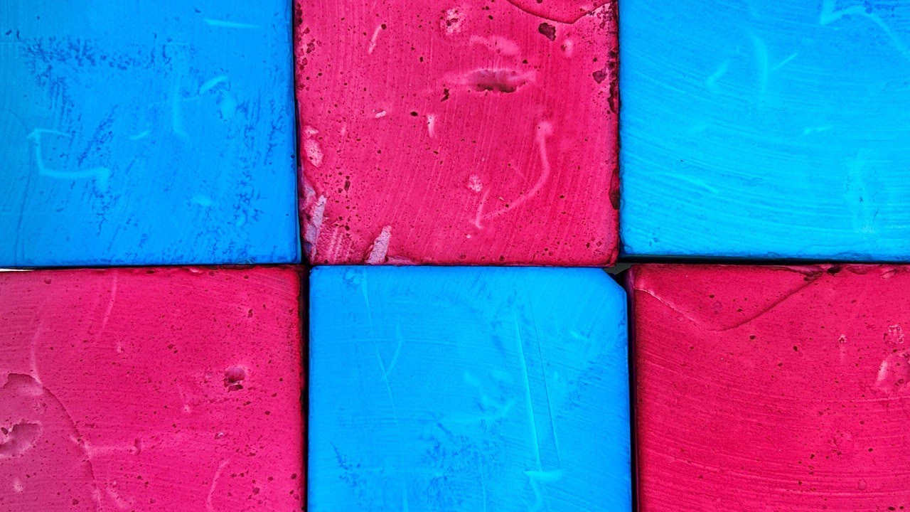 COLORED GYM CHALK★Crispy powder★Compilation set★Oddly satisfying video ...