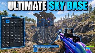 We Built The ULTIMATE SKY FORTRESS Tower In Rust - Rust Console