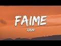 Faime  rain lyrics