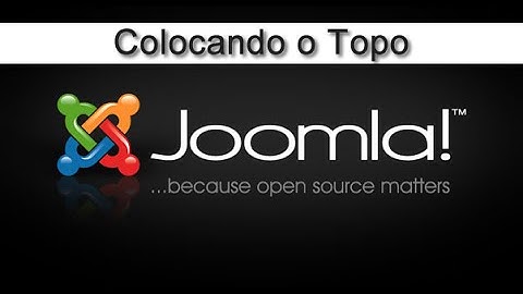 Joomla 3 Criar site completo : colocando o topo | #Joomla 7
