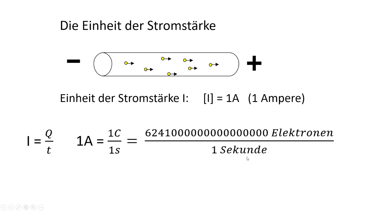 Was Versteht Man Unter Elektrischen Stromstärke www.youtube.com