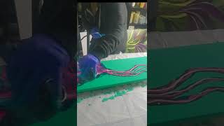 Epic Spring Colors In This Dutch Pour