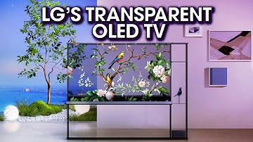 LG Unveils Transparent OLED TV at CES 2024