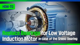 [HOW-TO] Replace Bearings for Low Voltage Induction Motor(In case of the Shield Bearing)