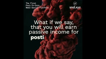 snd.xyz #crypto #build #buidl #NFT #GameFi #metaverse #SocialFi #DeSo