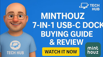 Minthouz 7-in-1 USB C Quad Display Docking Station - Buying Guide - Unboxing & Review