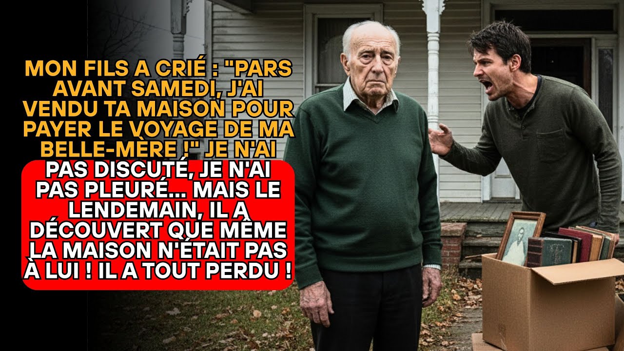 MON FILS A CRIÉ 