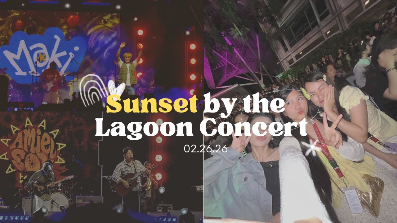 LPU-C|| Attending Sunset by the Lagoon Concert 💛🌅