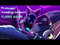 Furry asmr protogen cuddling session mouth sounds kisses and whispering